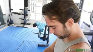 Fit Teen (Cece Capella) Fucks Her Personal Trainer in The Gym